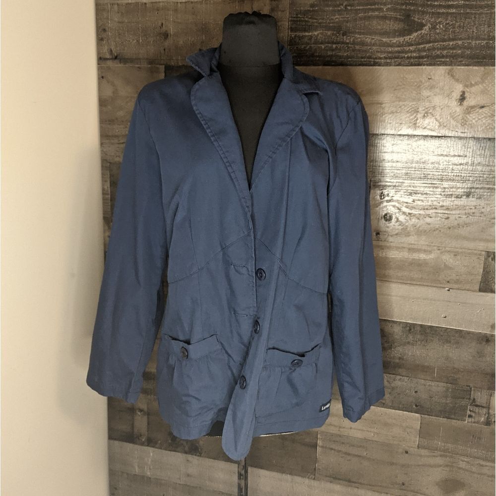 Landau Navy Scrub/Lab coat L